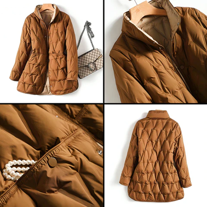 Moderne Gesteppte Pufferjacke für Damen