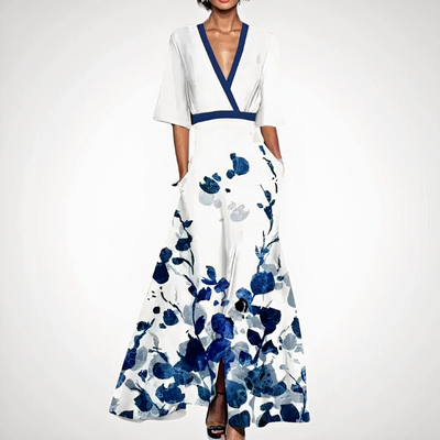 Raffiniertes langes Kleid für Damen | Maxi