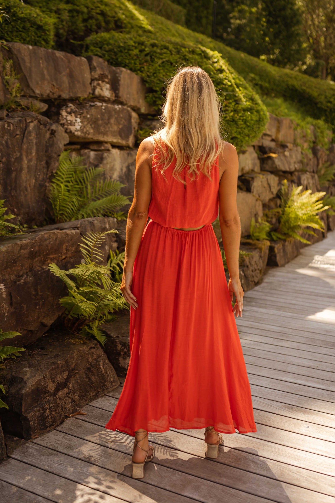 LISA™ | Das Sommerkleid in kräftigem Orange