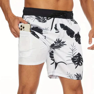 Schnell trocknende Badeshorts für Herren | Leichte