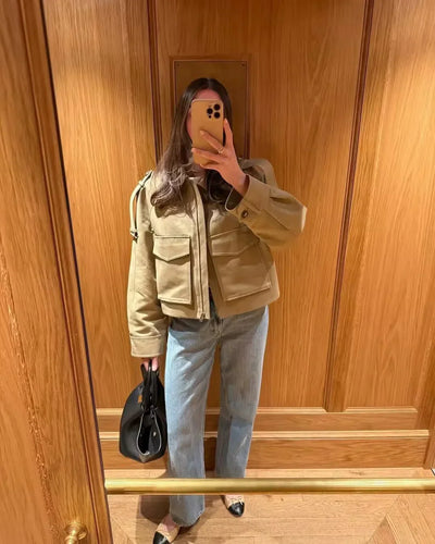 Karine | Kurz geschnittener Trenchjacke