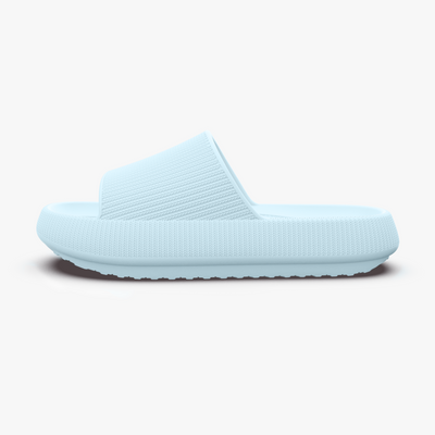 Slide-Sandale mit Strukturband | Extra-Sohle | Bequem & Modern