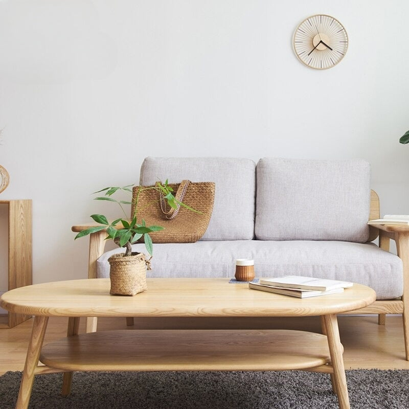 NordicSilence Bambusuhr – Minimalistisches Design mit geräuschlosem Uhrwerk