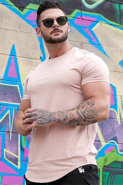 Sportliches Herren-T-Shirt in schmaler Passform | kurzarm