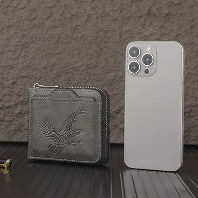 Shawn – Luxus-Geldbörse Mit Adlerprägung