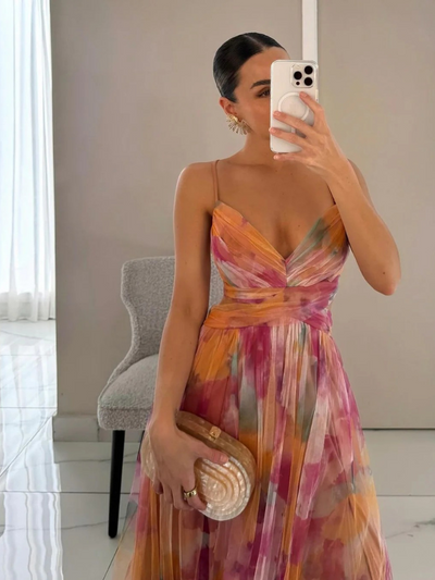 Stilvolles langes Abendkleid für Damen | Maxi