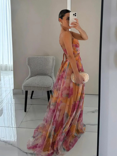 Stilvolles langes Abendkleid für Damen | Maxi