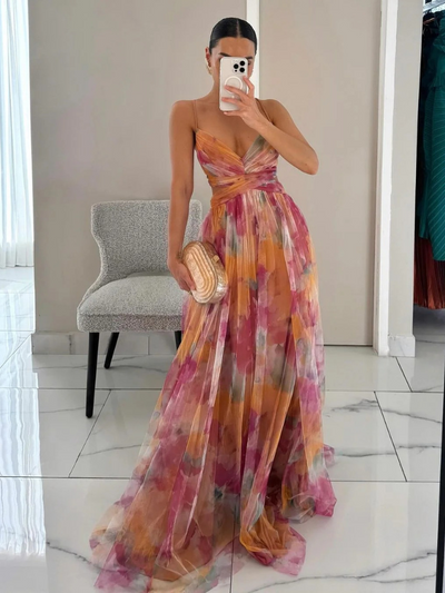 Stilvolles langes Abendkleid für Damen | Maxi