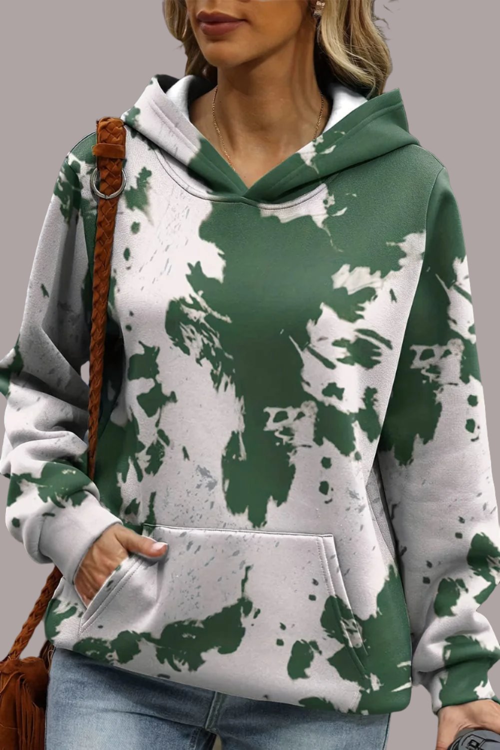 Kapuzensweatshirt mit Print | Bequeme Passform | Lässiger Look