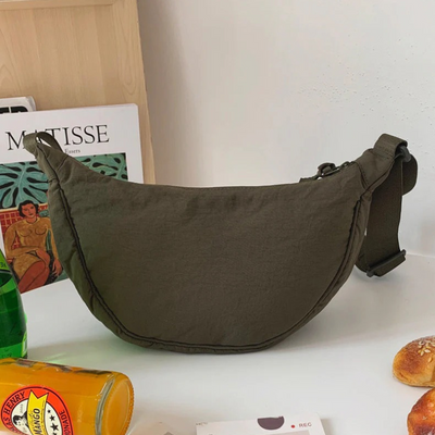 Trendige Halbmond-Crossbody-Tasche für Damen | Moderner