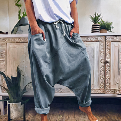 Trendige Haremshosen für Damen | Baggy
