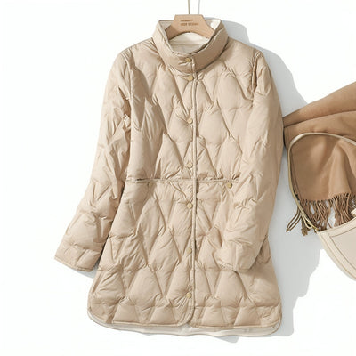 Moderne Gesteppte Pufferjacke für Damen