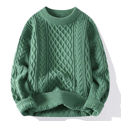 Klassischer Loose Fit-Strickpulloverfür Herren