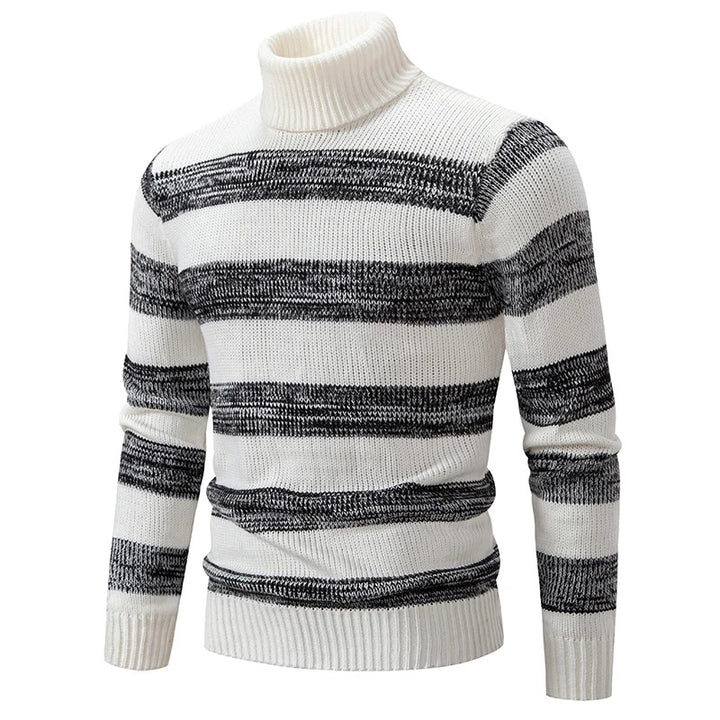 Farbblock-Strickpullover für Männer