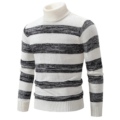 Farbblock-Strickpullover für Männer
