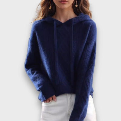 Valenne – Kapuzenpullover mit Zopfmuster