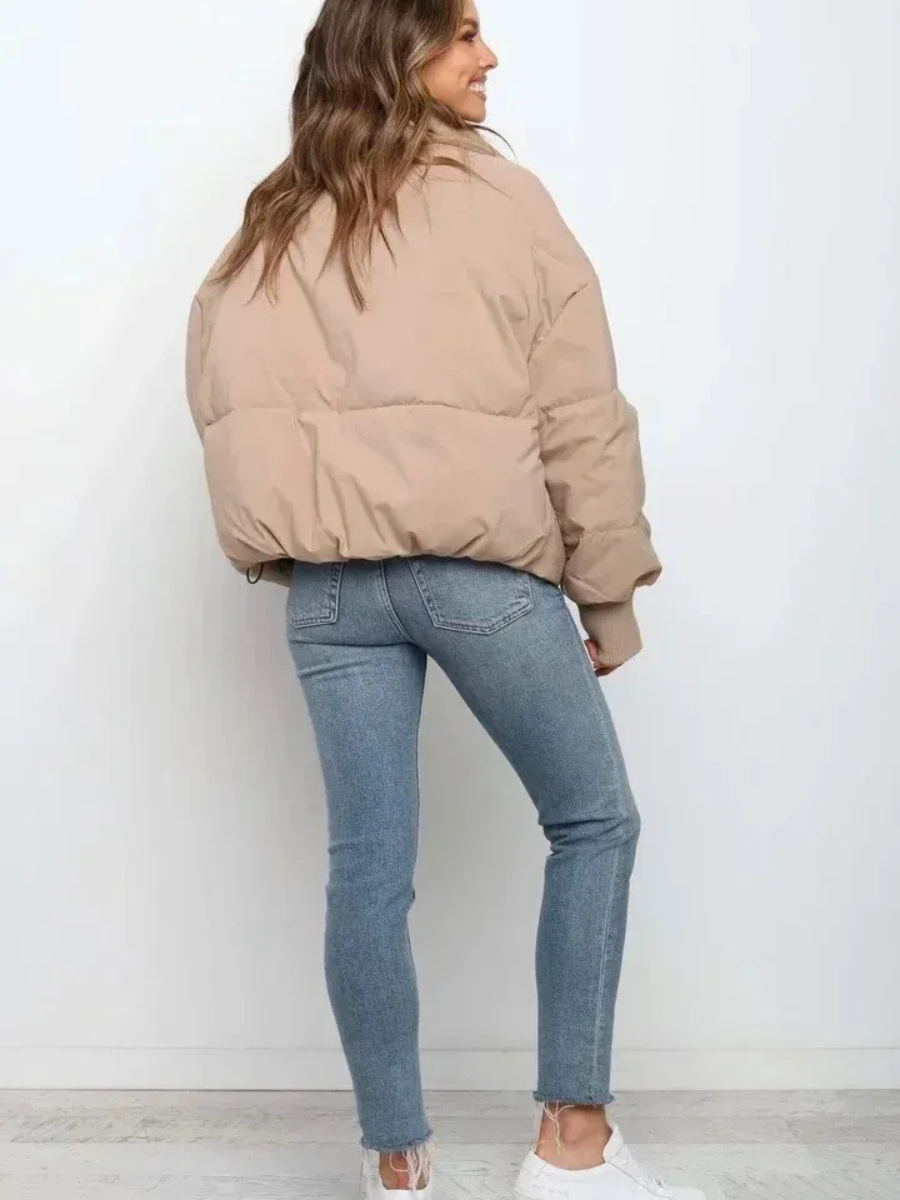 Warme Daunenjacke für Damen | Winter