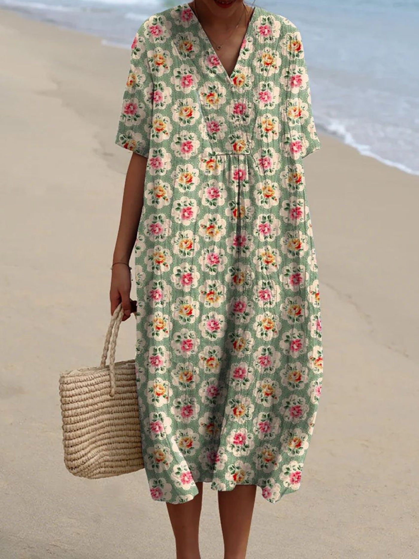 Femke | Vintage Blumen Kleid - Limitierte Auflage